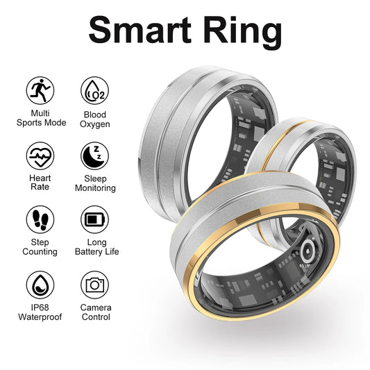  Smart Ring – Advanced Health & Fitness Tracking in a Sleek Design