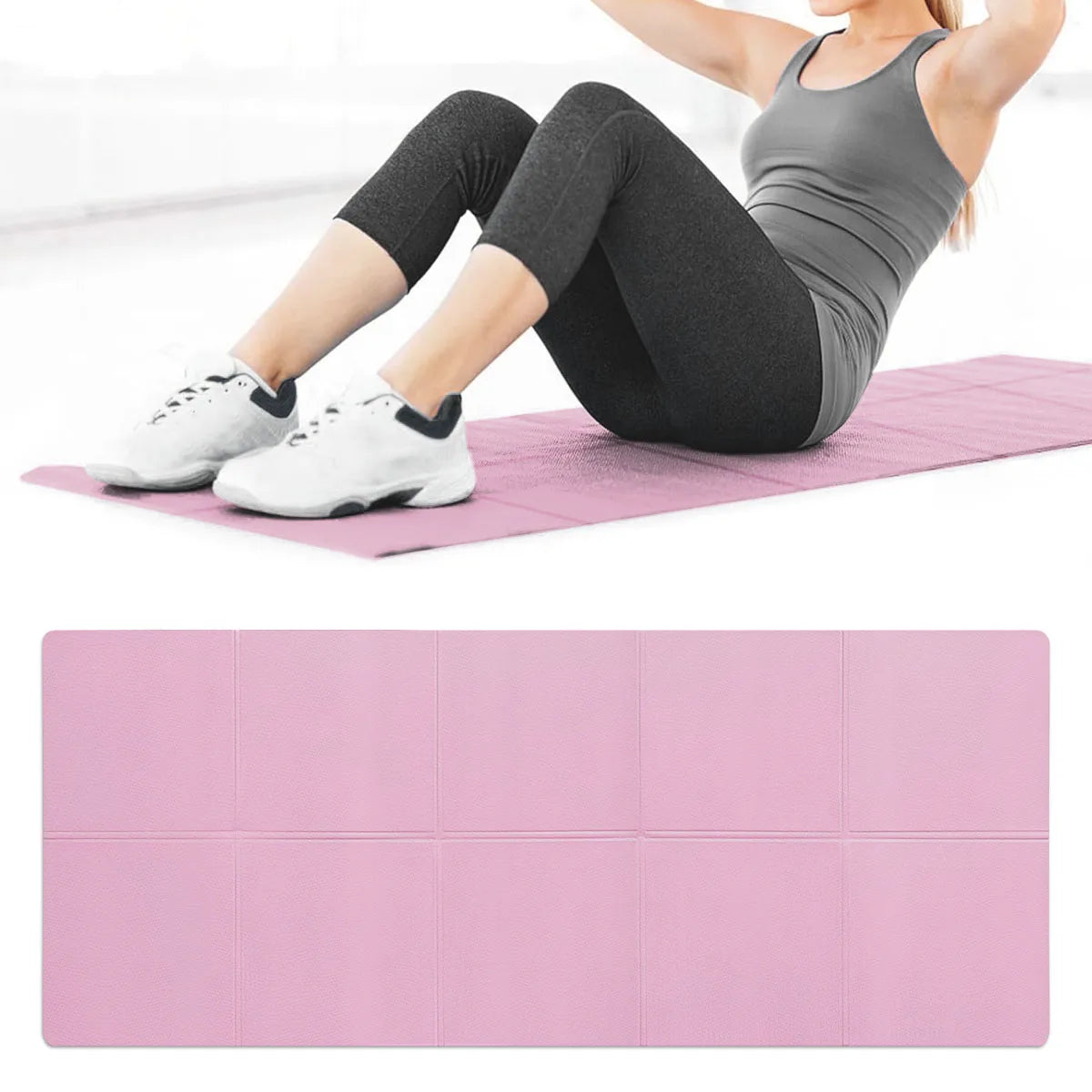 Premium 4MM EVA Yoga Mat – Non-Slip, Cushioned Support for Yoga, Pilates & Home Workouts