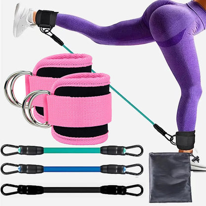 Adjustable Ankle Strap Resistance Bands – Build Hip & Leg Strength for Gym, Home & Yoga Workouts